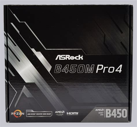 ASRock B450M Pro4 AMD AM4 Motherboard Review