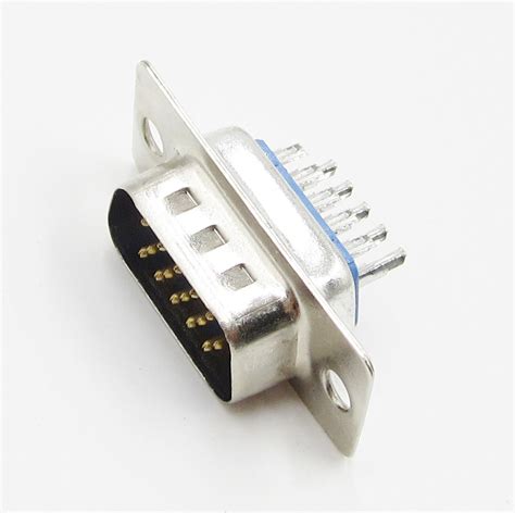 Generic Pcs Vga Male Plug Socket Pin D Sub Rows Solder Type Db