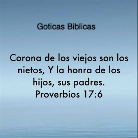 Proverbios Corona De Los Viejos Son Los Nietos Y La Honra De Los