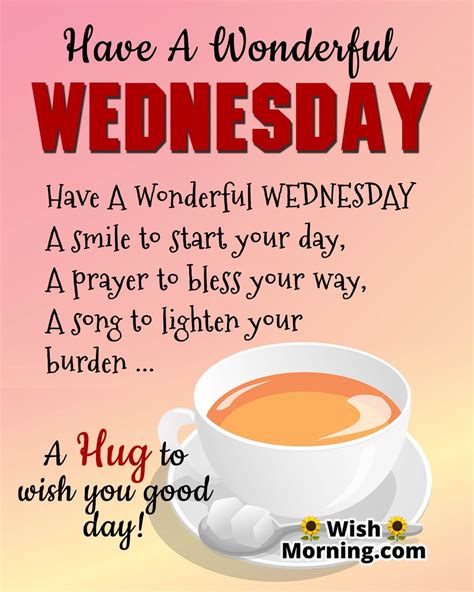 Wonderful Wednesday Quotes Wishes Wish Morning