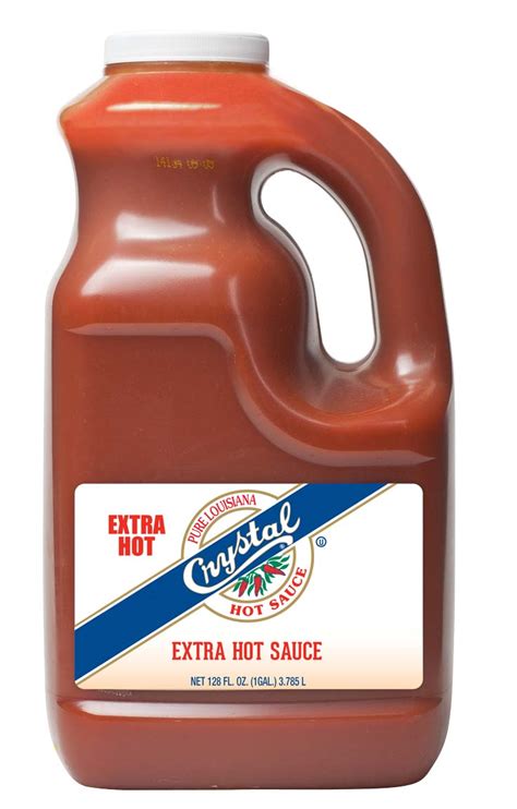 Baumer Foods Plastic Crystal Extra Hot Sauce Gallon Per Case