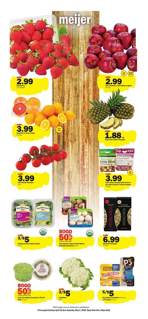 Meijer Weekly Ad Apr 26 – May 02, 2020