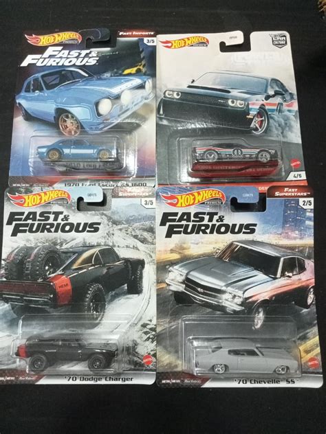 Fast And Furious Hot Wheels Premium Fast Superstars Fast Imports Hobbies Toys Toys Games