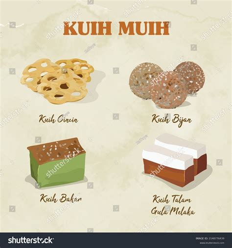 Malay Tradisional Food Vector Images Stock Photos Vectors