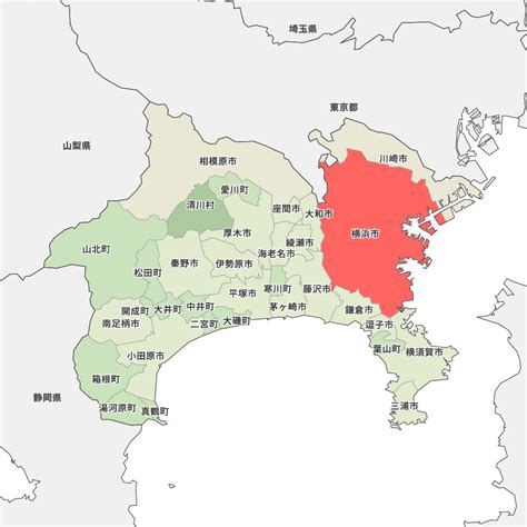 神奈川県横浜市の地図 Map It マップ・イット