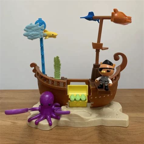 OCTONAUTS KWAZII'S SHIPWRECK Pirate Ship Kwazii & Sea Creatures Complete Ex Con £25.00 - PicClick UK