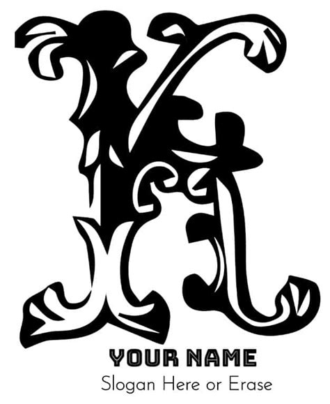 Letter K Monogram | Customize Online | Instant Download