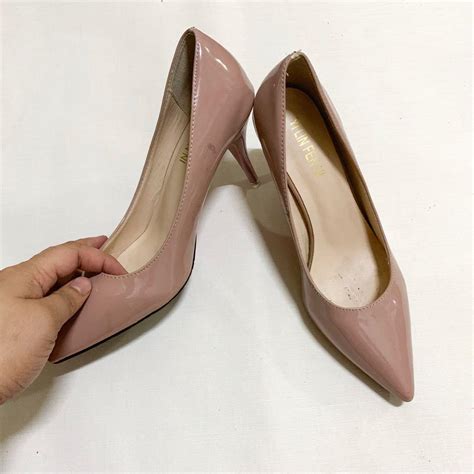Pink Blush Formal High Heels Corporate Shoes Nude Color Women S Fashion Footwear Heels On
