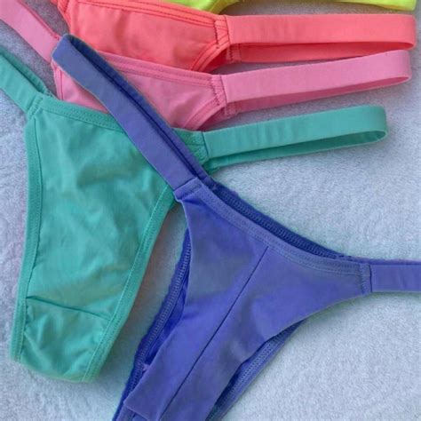 Kit Calcinhas Feminina Fio Duplo Tanga Microfibra Intimate Estilo Bikini Empina Bumbum