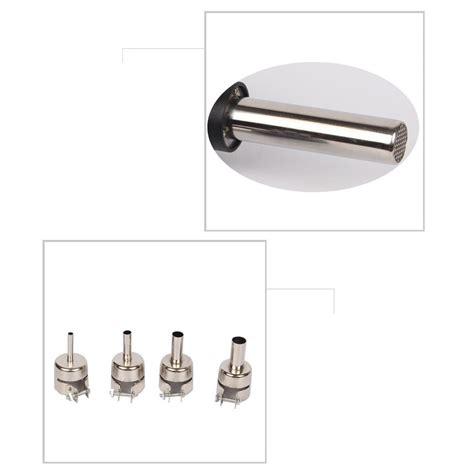 Hot V W Lcd Electronic Heat Hot Air Desoldering Soldering Station With Nozzles Kit Us