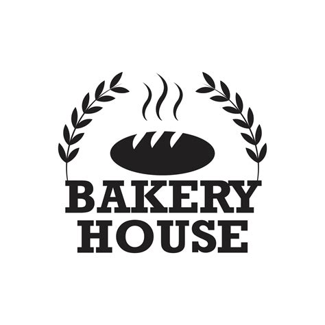 Bakery logo in flat style. bakery black white emblems. 20615781 Vector Art at Vecteezy