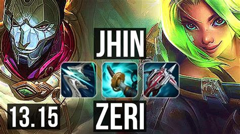 Jhin Lux Vs Zeri Yuumi Adc M Mastery Games