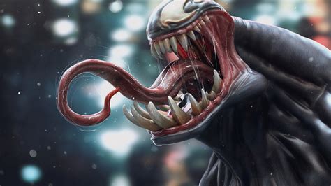 3840x2160 Venom 3d Art Tongue Art 4k 4k Hd 4k Wallpapersimages