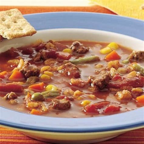 Hearty Beef And Vegetable Soup