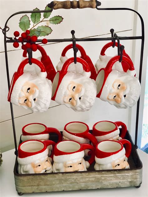The Style Sisters Santa Mugs And A Delicious Hot Chocolate Recipe