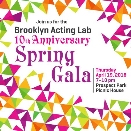 10th Anniversary Spring Gala - Brooklyn Acting Lab