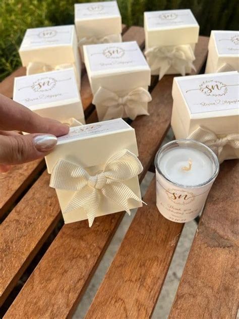 Angroos Alluring Wedding Return Gift Boxes With Fragrance Candles H 10