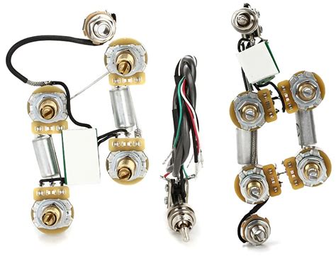 Mojo Tone Solderless Les Paul Wiring Harness Long Shaft Reverb