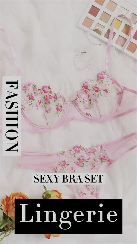 Mujer Con Lenceria Blanca Transparente Girl Sex Lengery Hot Underwear Bra Set Women S Sexy Lace