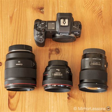 Canon RF 50mm f/1.2L vs EF 50mm f/1.2L vs Sigma 50mm f/1.4 Art (RF 50mm ...