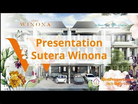 Sutera Winona Presentasi Cluster Terbaru Dan Terakhir Di Alam Sutera