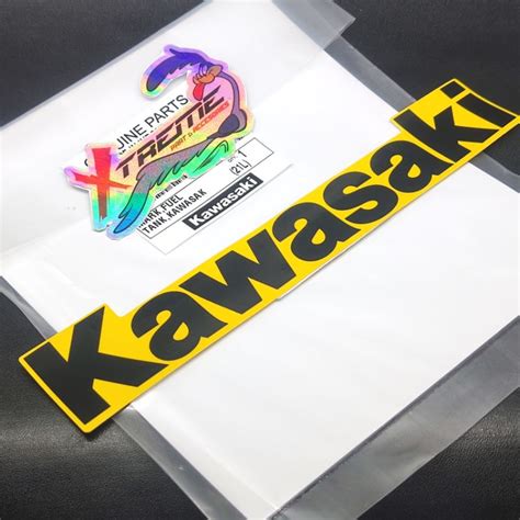 Jual Striping Stiker Tangki Ninja Ss Kuning Original Kawasaki Sticker