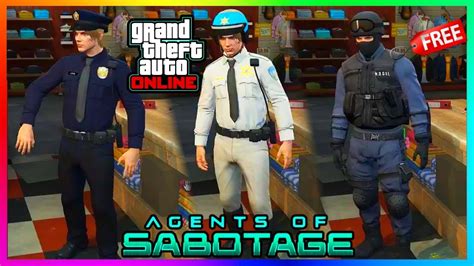 UNLOCK POLICE NOOSE OUTFIT Get Cop Uniform AGENTS Of Sabotage GTA 5