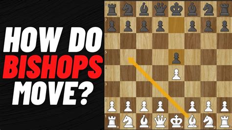 How Do Bishops Move In Chess Youtube