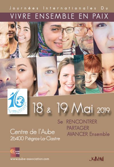 Journées Internationales Du Vivre Ensemble En Paix Le Centre de l Aube