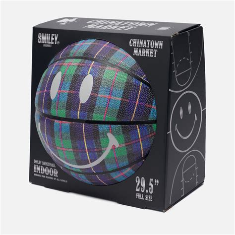 Баскетбольный мяч Chinatown Market Smiley Ivy League Tartan, CTM260089 ...