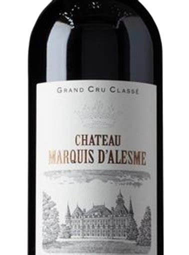 Château Marquis d Alesme Becker 2016 Margaux 3e Grand Cru Classé