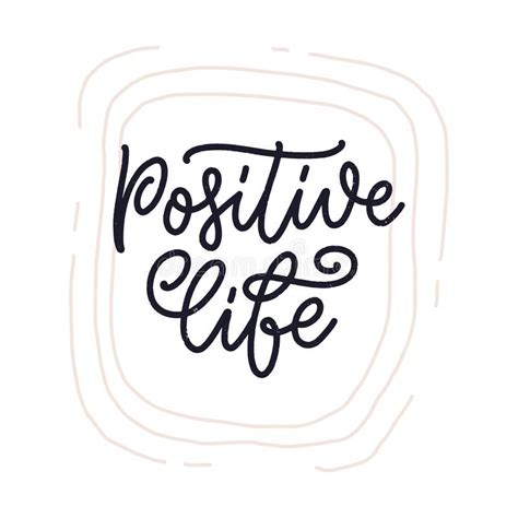 Positive Lettering Slogan In Modern Style Element For Posters Prints And Fashion Design Hand