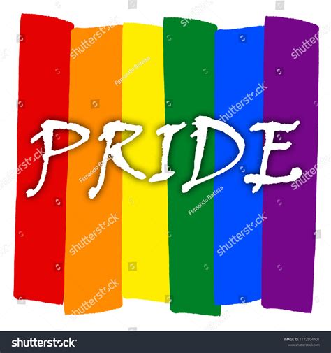 Rainbow Gay Pride Flag Symbol Sexual Stock Illustration Shutterstock