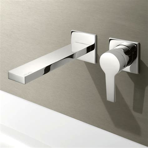 Keuco Edition 11 Single Lever Wall Mounted Chrome Basin Mixer Tap