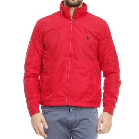 Polo Ralph Lauren Outlet Jacket Polo Ralph Lauren Men Red Jacket