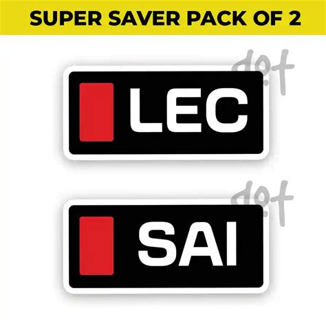 Charles Leclerc And Carlos Sainz Pack Of 2 Sticker Dot Badges