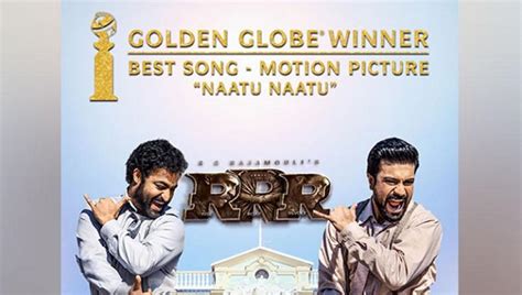 Rrrs Naatu Naatu Wins Golden Globe For Best Original Song