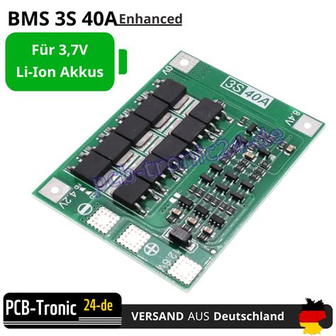 Bms S A Enhanced V Protection Platine Pcb Schutz Board F R Li