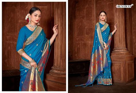 Buy Now Bunawat Dhruvi Wedding Wear Silk Saree Collection At Wholesale