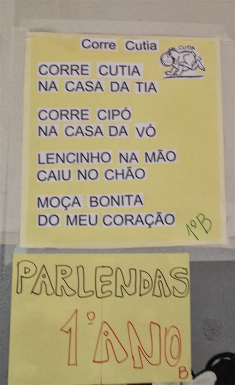 Brincando Cores Atividades Parlendas Ano Projeto Trilhas