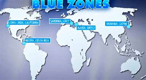 Blue Zones Map