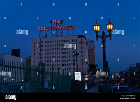 Knickerbocker Hotel Los Angeles Hi Res Stock Photography And Images Alamy