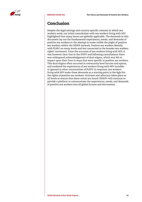 Positive Sex Workers Demands Pdf