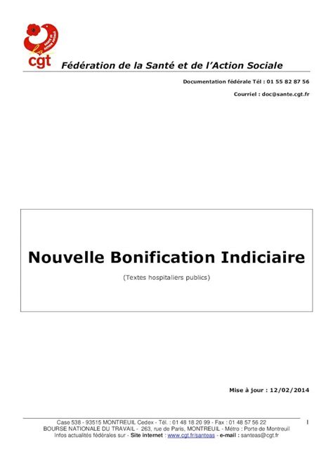 Pdf Nouvelle Bonification Indiciaire Wordpress