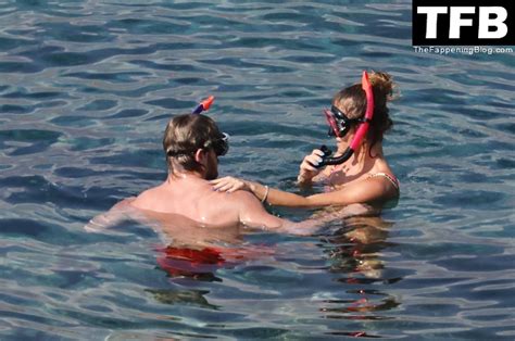 Nina Agdal Logan Paul Enjoy A Day Snorkeling At The Beach In Mykonos