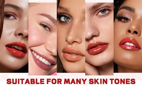 Amazon Liquid Lipstick Shine Vinyl Lipstick Ink Lipgloss Nude Pink Glossy Tinted Lip Gloss