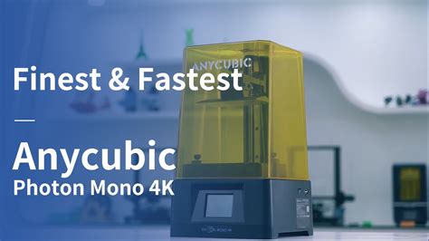 Anycubic Photon Mono 4K - Finest & Fastest 4K 3D Printer - YouTube