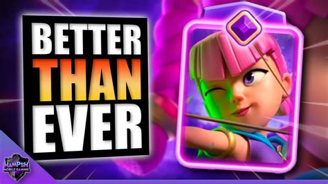 The Absolute Best Deck For Evovled Archers In Clash Royale Youtube