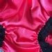 Foxy Red Satin Bikini Panties Knickers Lace Bows MEDIUM XXL Etsy UK