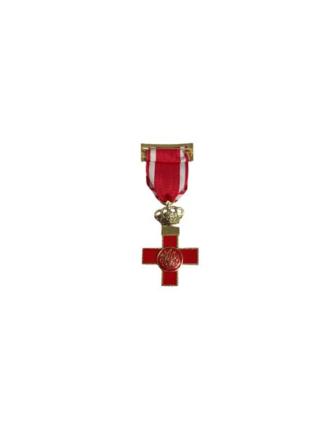 Medalla Cruz Del M Rito Aeron Utico Con Distintivo Rojo